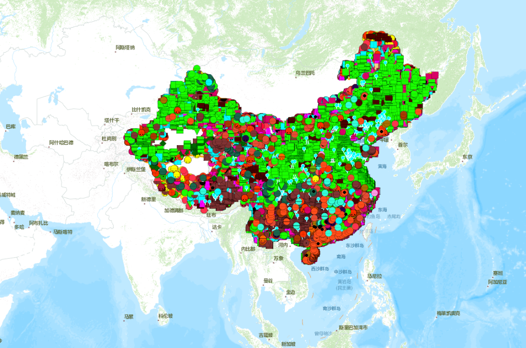 全国33个省228189个矿产地位置分布数据，含经纬度坐标/CSV格式（2021版）