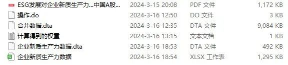 2011-2022上市公司新质生产力数据（代码+dta结果+文献）